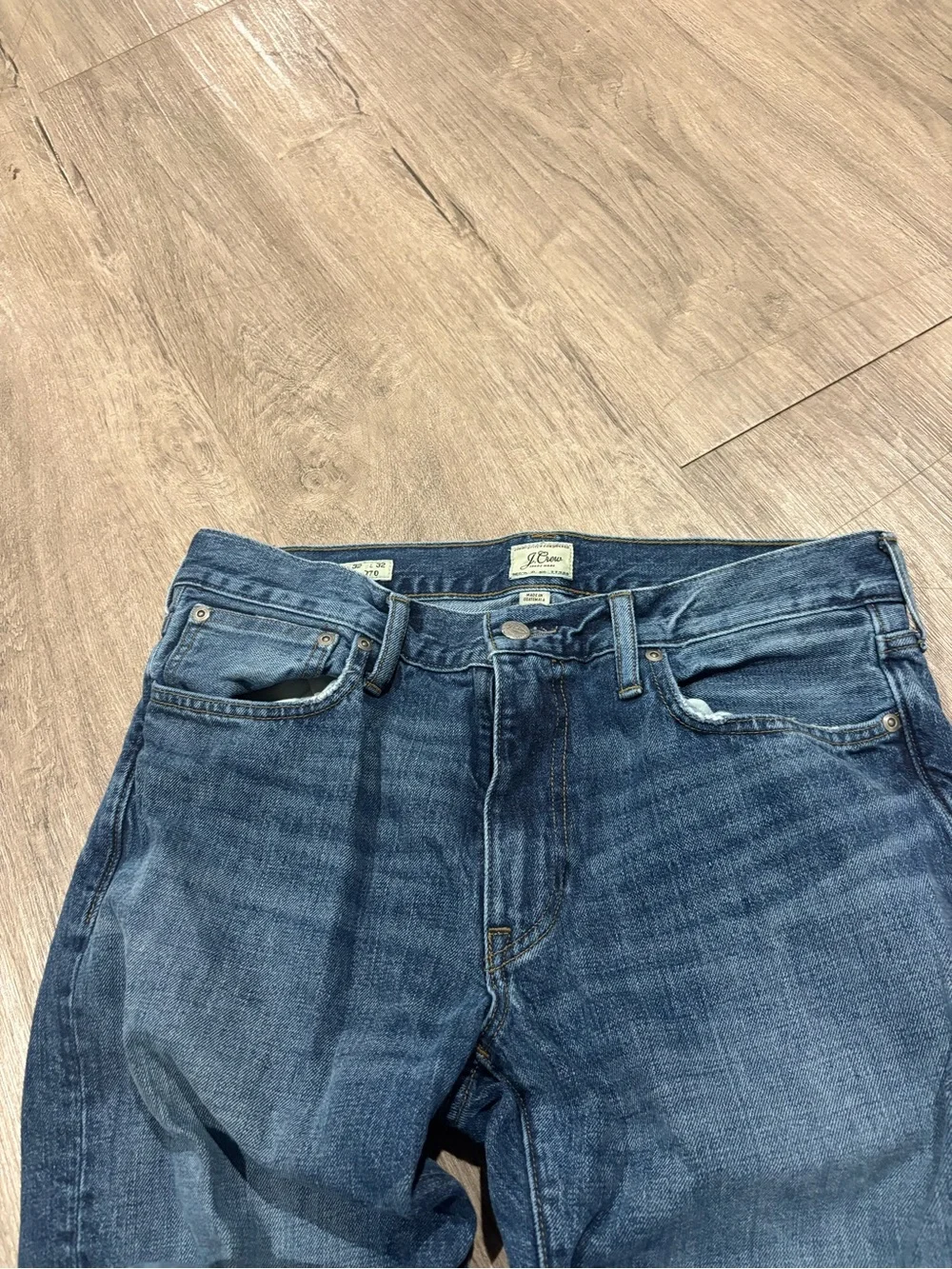 J. Crew 770 Straight Fit Jean In Three Year Wash Size 32/32